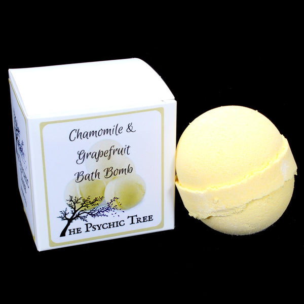 Chamomile & Grapefruit Essential Oil Bath Bomb