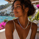 Inner Harmony Amethyst & Freshwater Pearl Necklace