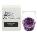 Peace & Positivity Amethyst Crystal-Infused Drinking Glass – 350ml