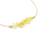 Citrine Stone Chip Adjustable Bracelet