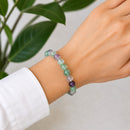 Fluorite Beaded Bracelet 8mm