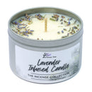 Lavender Crystal Infused Scented Candle - The Incense Collection