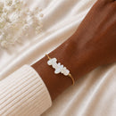 Rainbow Moonstone Stone Chip Adjustable Bracelet