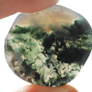 Moss Agate Flat Stone – Growth, Balance & New Beginnings