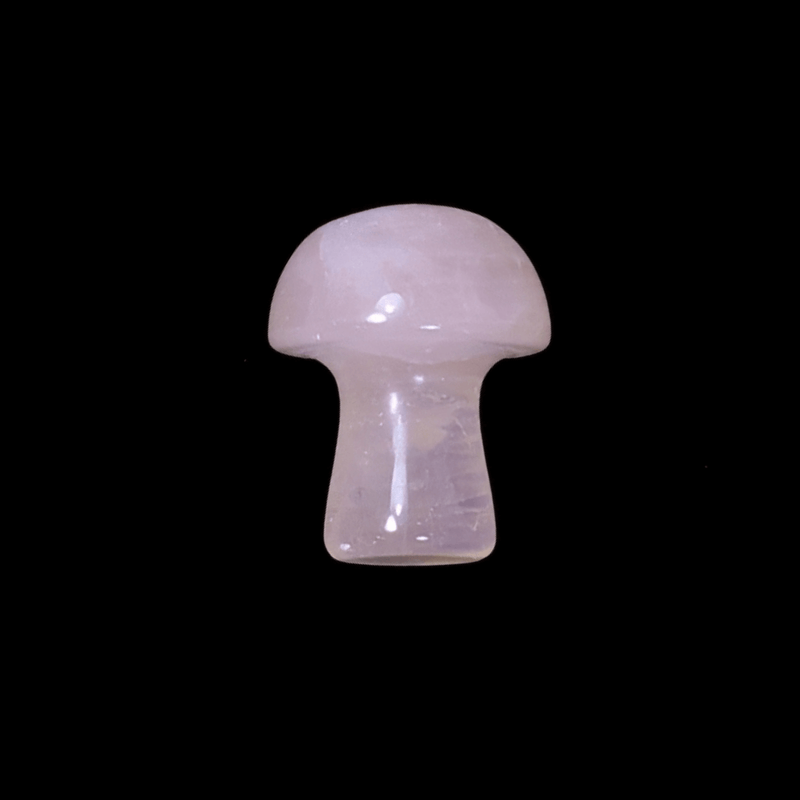 Healing Mini Mushroom Crystal - Rose Quartz