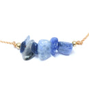 Sodalite Stone Chip Adjustable Bracelet