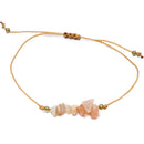 Sunstone Chip Adjustable Bracelet