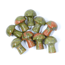 Healing Mini Mushroom Crystal - Unakite