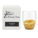 Abundance & Happiness Citrine Crystal-Infused Drinking Glass – 350ml