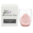 Love & Harmony Rose Quartz Crystal-Infused Drinking Glass – 350ml