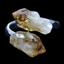 Citrine Crystal Adjustable Ring