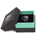 Amethyst Crystal Adjustable Ring