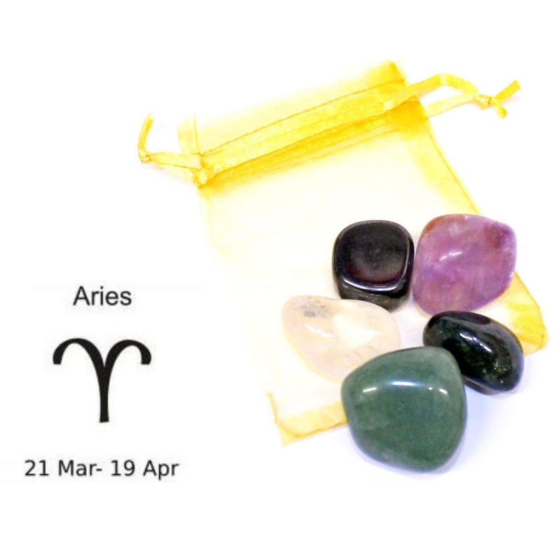 Aries - Sign Of The Zodiac Healing Crystal Pack