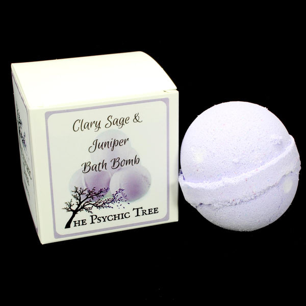 Clary Sage & Juniper Essential Oil Bath Bomb
