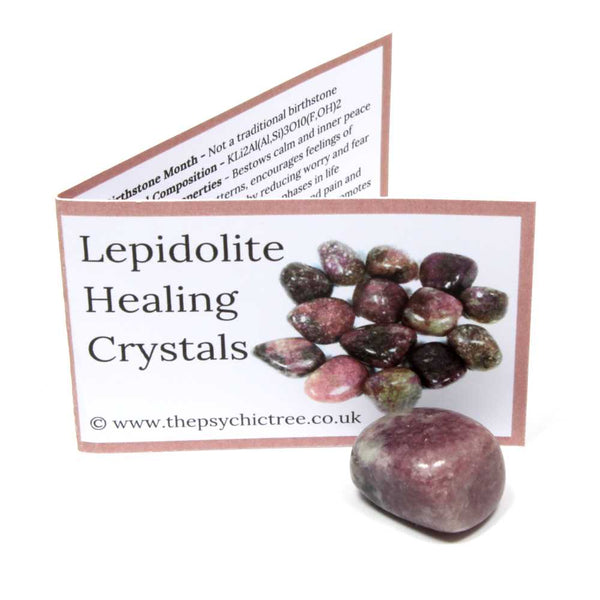 Lepidolite Crystal & Guide Pack