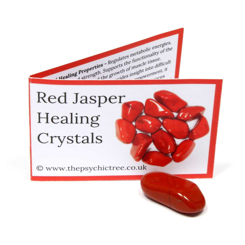 Red Jasper Polished Tumblestone Healing Crystals