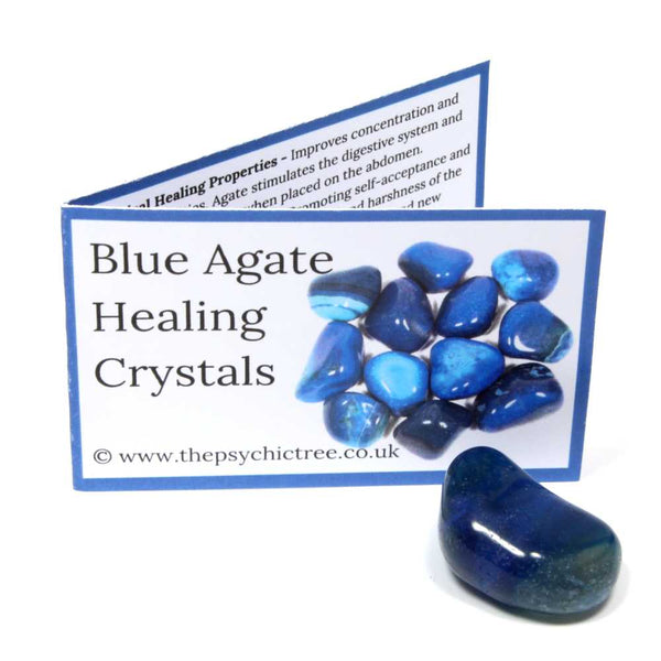 Blue Agate Crystal & Guide Pack