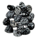 Snowflake Obsidian Polished Tumblestone Healing Crystals