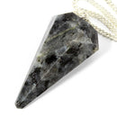 Larvikite Faceted Cone Pendulum