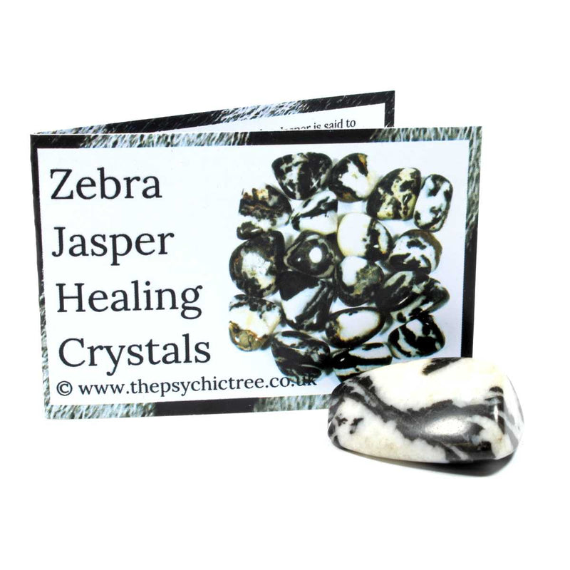 Zebra Jasper Polished Tumblestone Healing Crystals