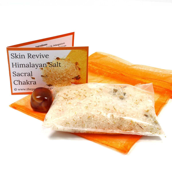 Skin Revive Crystal Infused Bath Salts - Sacral Chakra
