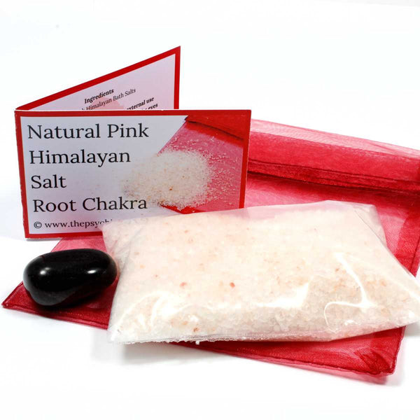 Natural Crystal Infused Bath Salts - Root Chakra