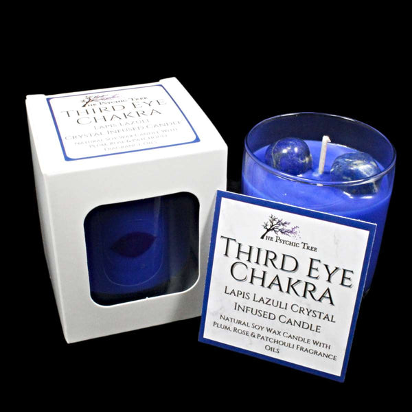 Third Eye Chakra - Crystal Infused Scented Candle