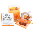 Sacral Chakra Healing Crystal & Candle Combination Pack