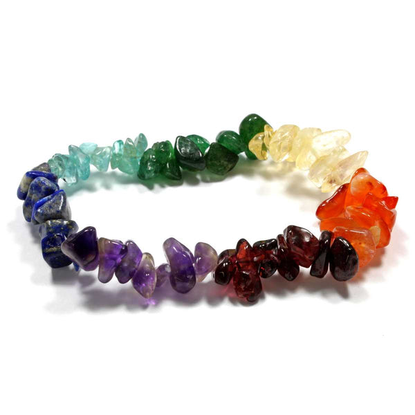 Chakra Stone Chip Bracelet