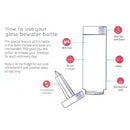 Bewater Joy Abundance Glass Bottle - Citrine