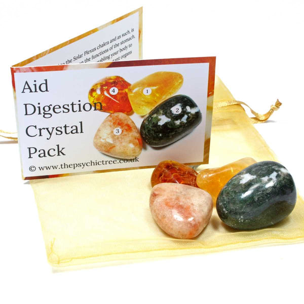 Aid Digestion Healing Crystal Pack