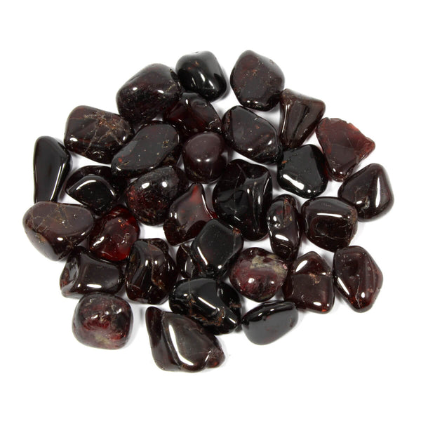 Almandine Garnet Polished Tumblestone Healing Crystals