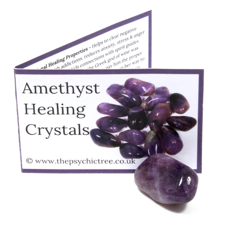 Amethyst Healing Crystals - Polished Tumblestone