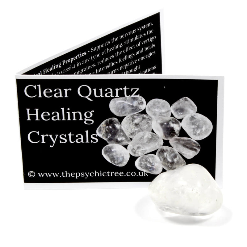 Clear Quartz Polished Tumblestone Healing Crystals