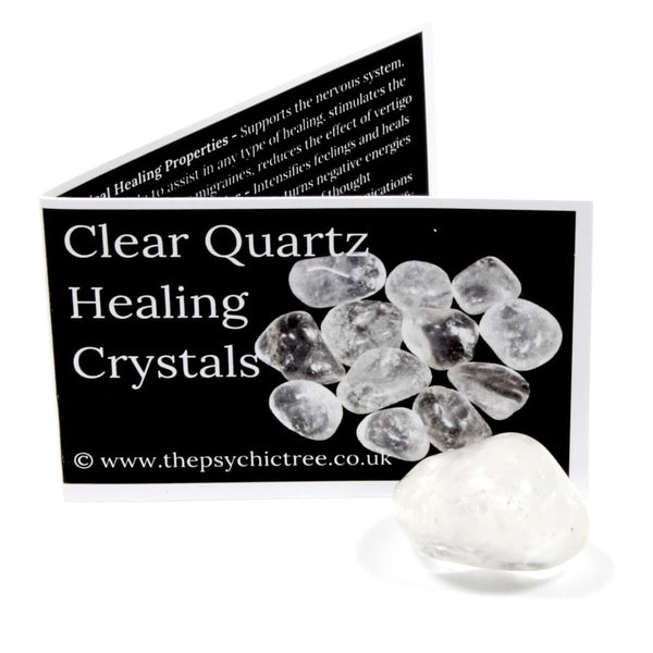 Clear Quartz Crystal & Guide Pack