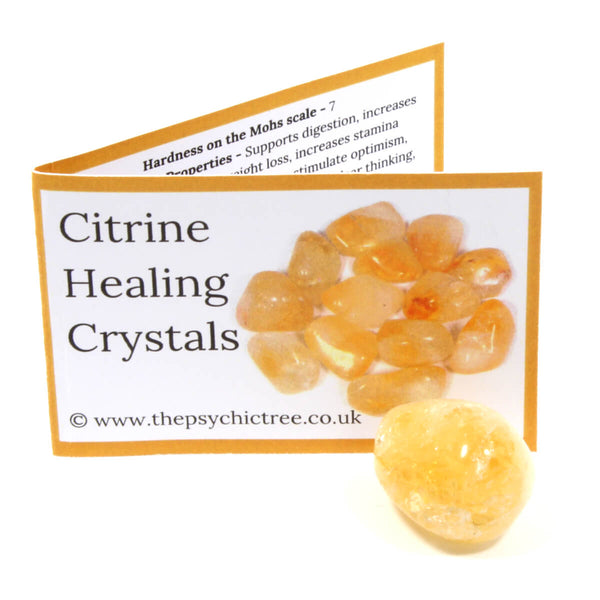 Citrine Crystal & Guide Pack
