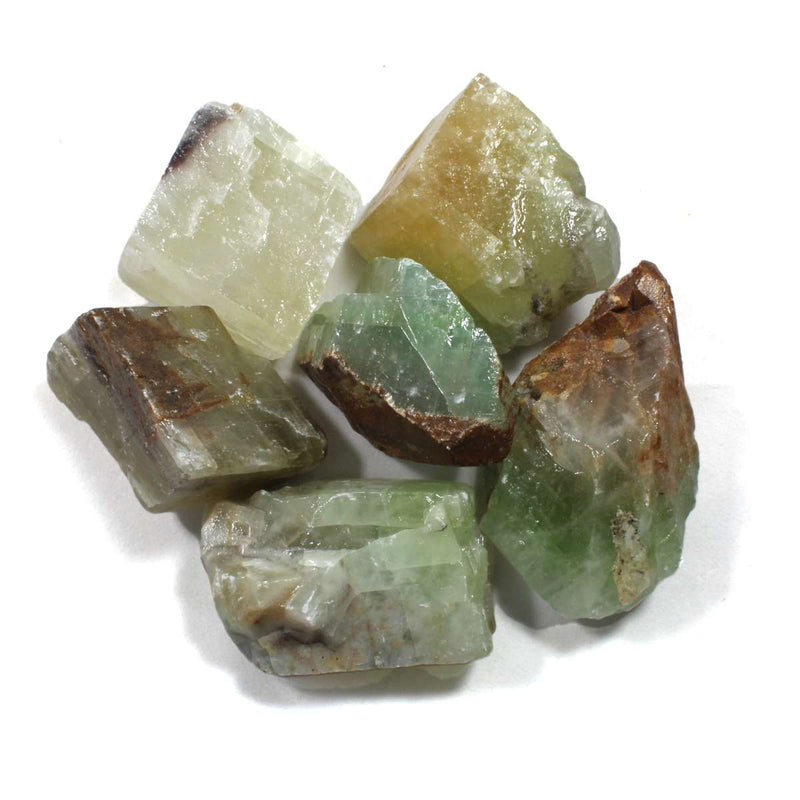 Green Calcite Rough Healing Crystal