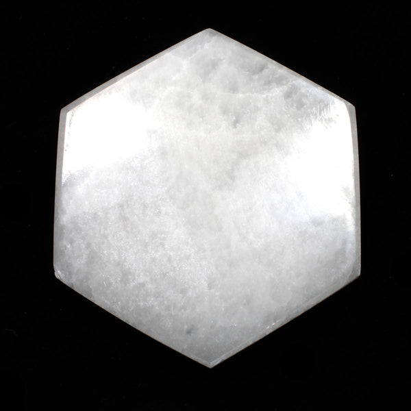 Selenite Hexagonal Charging Plate
