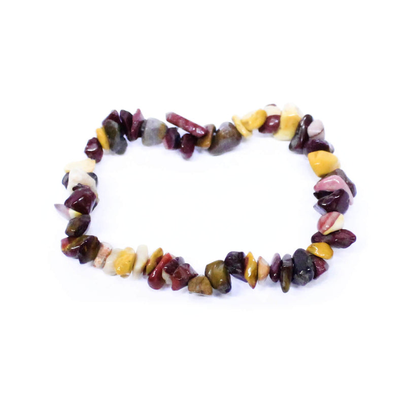 Mookaite Stone Chip Bracelet