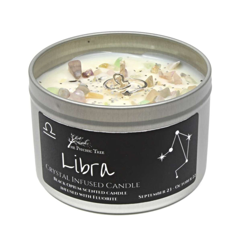 Libra - Crystal & Jewellery Scented Zodiac Candle