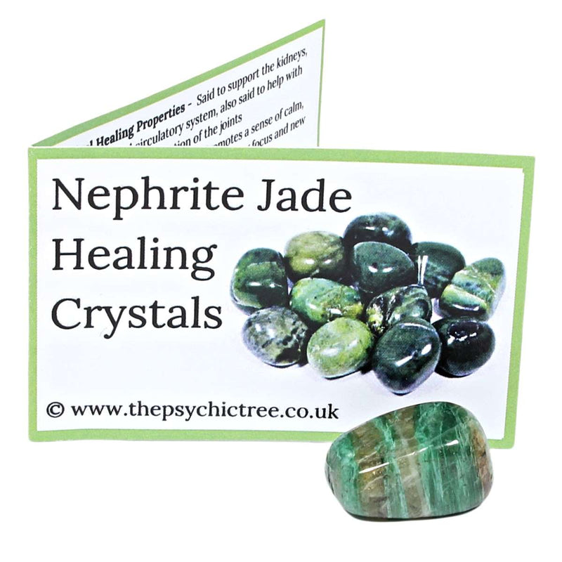 Nephrite Jade Polished Tumblestone Healing Crystals