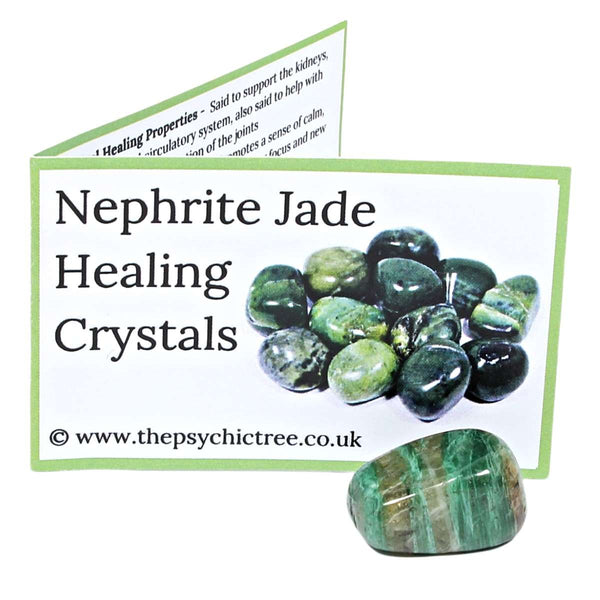 Nephrite Jade Crystal & Guide Pack