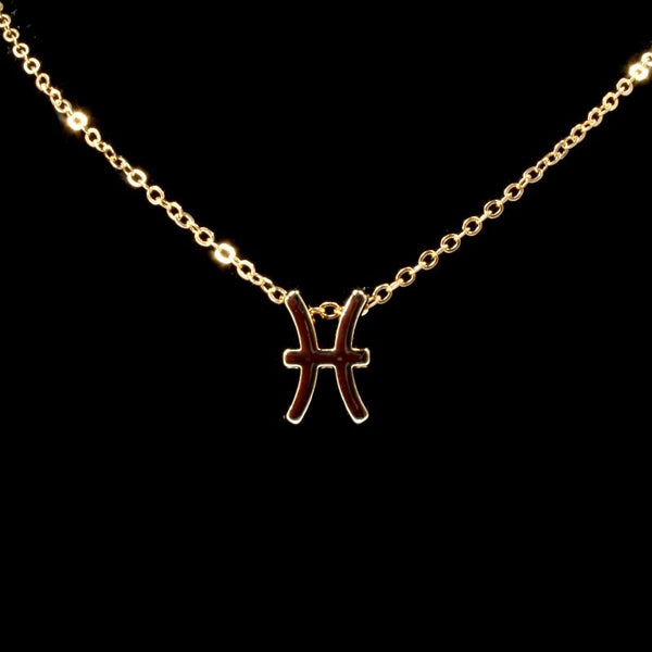 Pisces Zodiac Necklace