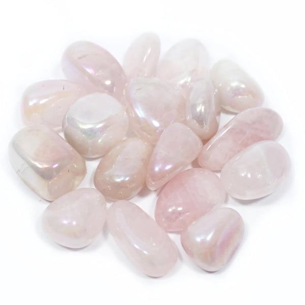 Rose Aurora Quartz Polished Tumblestone Healing Crystals