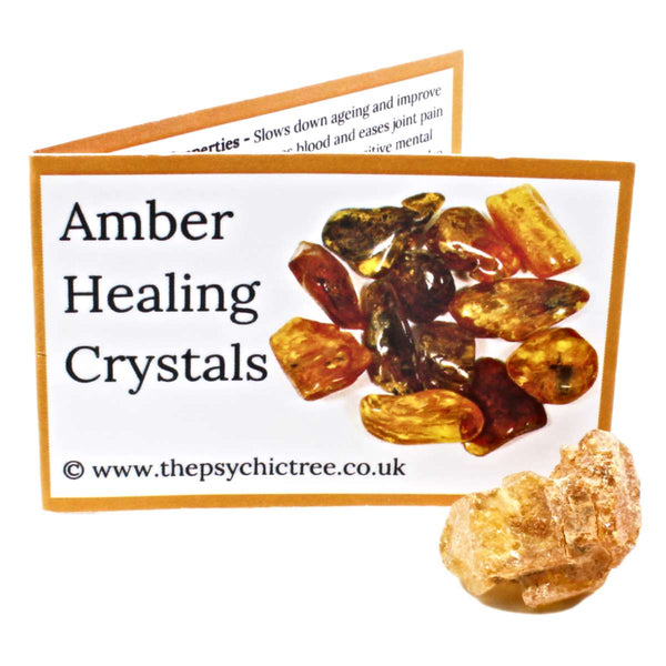 Amber Rough Crystal & Guide Pack