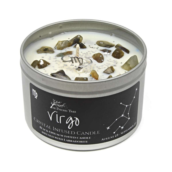 Virgo - Crystal & Jewellery Scented Zodiac Candle