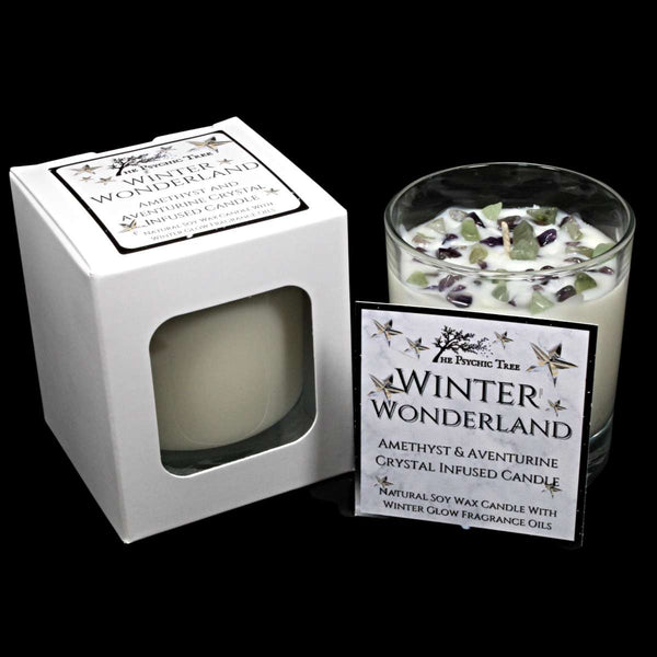 Winter Wonderland - Crystal Infused Scented Candle