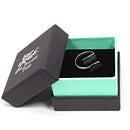 Black Tourmaline Crystal Adjustable Ring