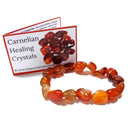 Carnelian Tumblestone Bracelet