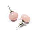 Rose Quartz Stud Earrings